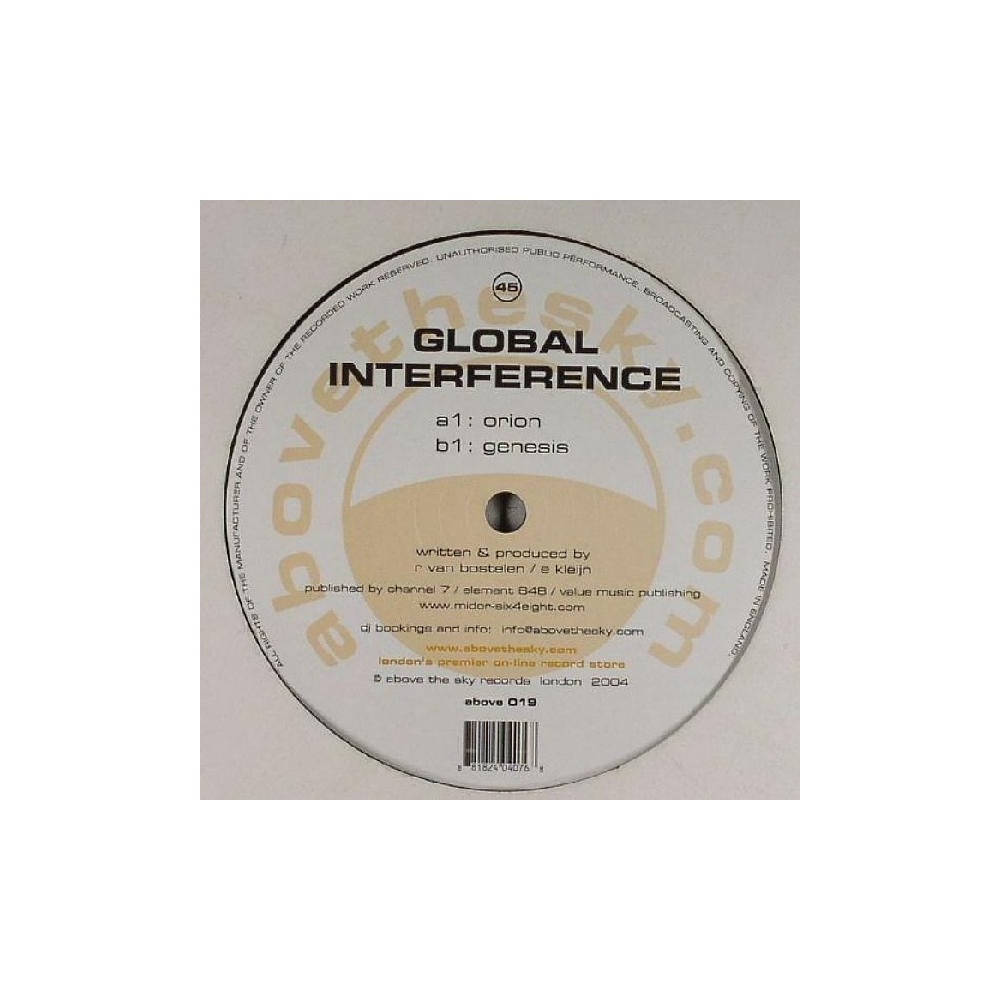 Global Interference - Orion / Genesis(MELODIÓN¡¡)