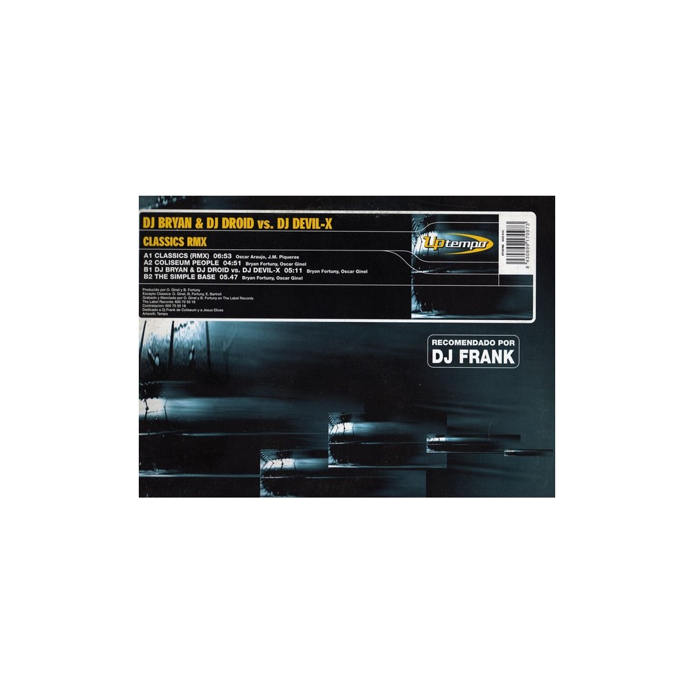 DJ Bryan & DJ Droid vs. DJ Devil-X ‎– Classics Rmx