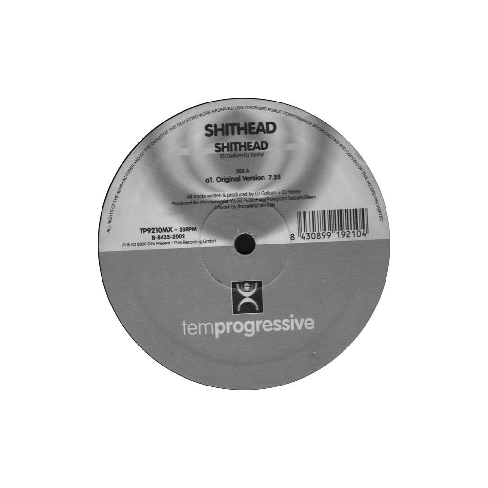 DJ Gollum & DJ Yanny  Present: Shithead ‎- Shithead