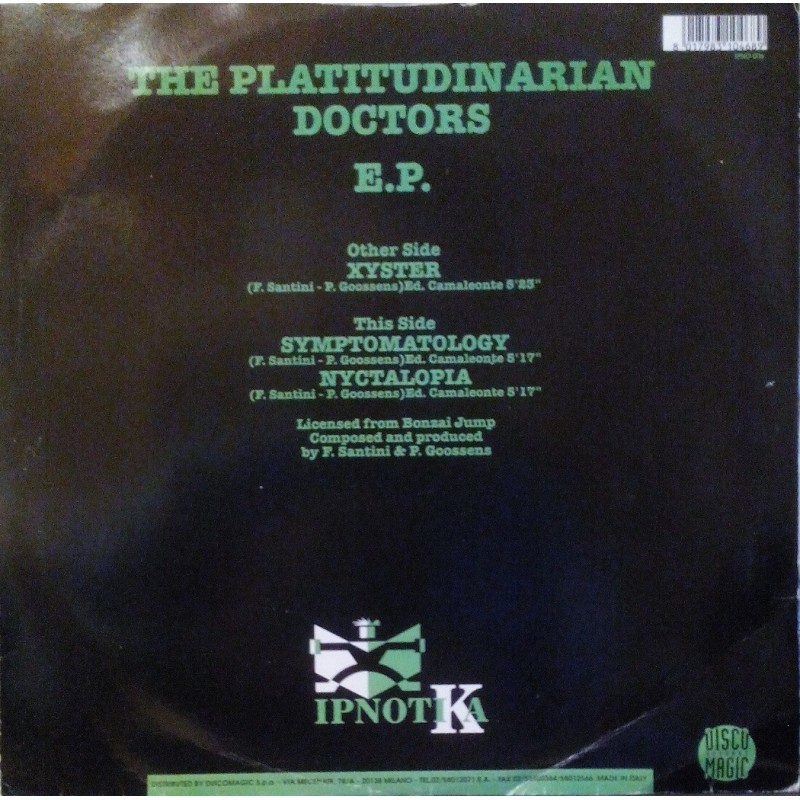 The Platidudinarian Doctors ‎– EP