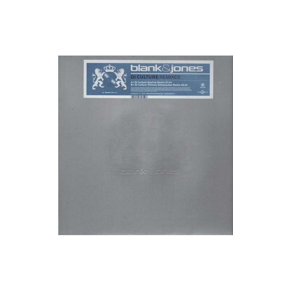 Blank & Jones ‎– DJ Culture (Remixes) 