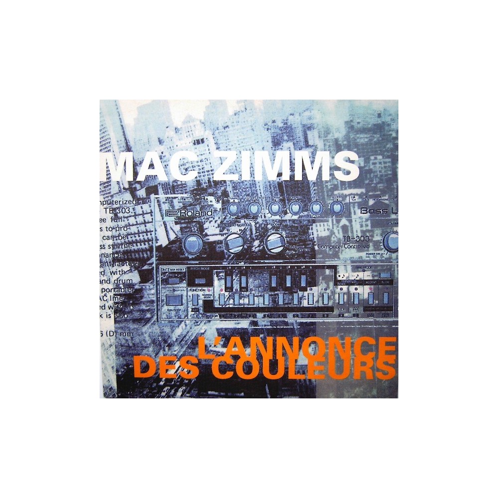 Mac Zimms ‎– L'Annonce Des Couleurs (CNR MUSIC)