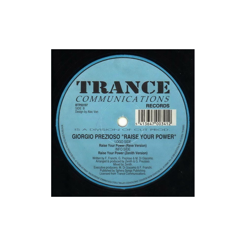 Prezioso ‎– Raise Your Power (BONZAI TRANCE)