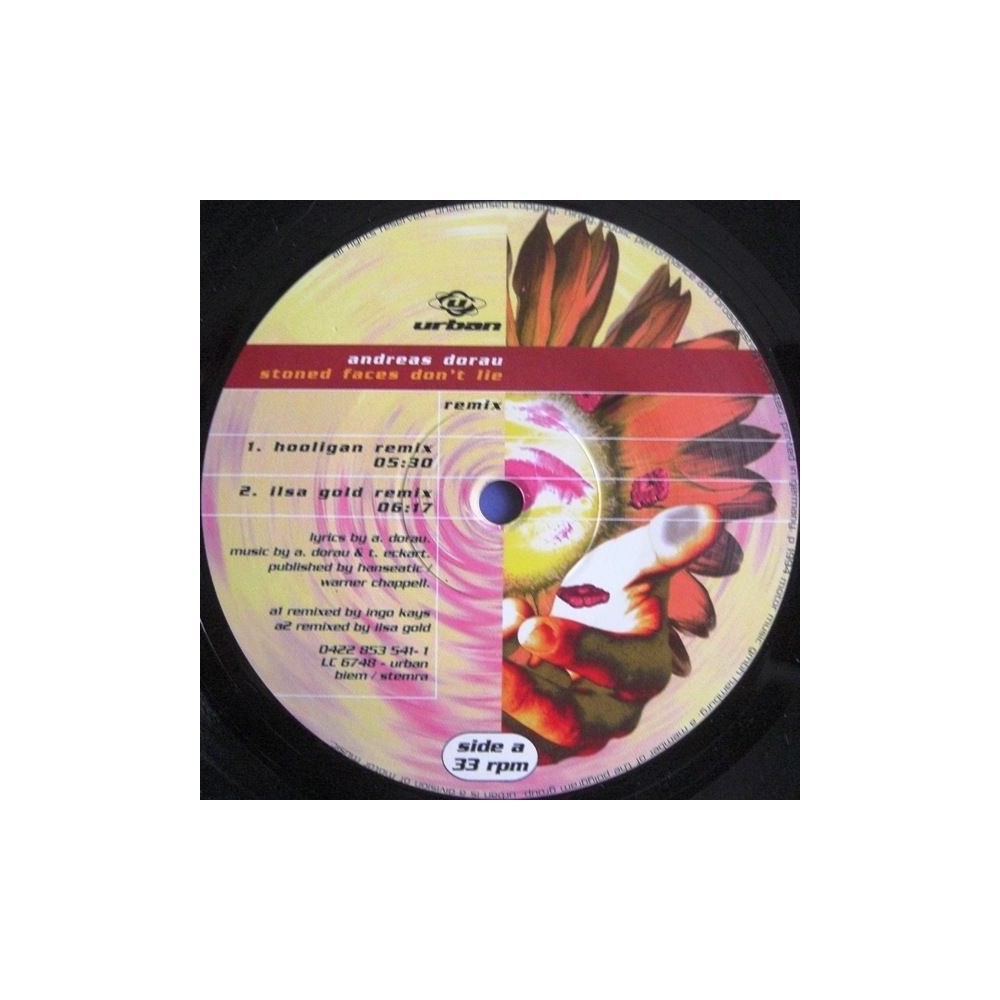 Andreas Dorau ‎– Stoned Faces Don't Lie (Remixes) 