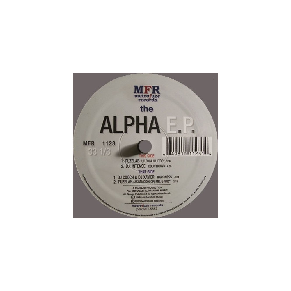 The Alpha EP