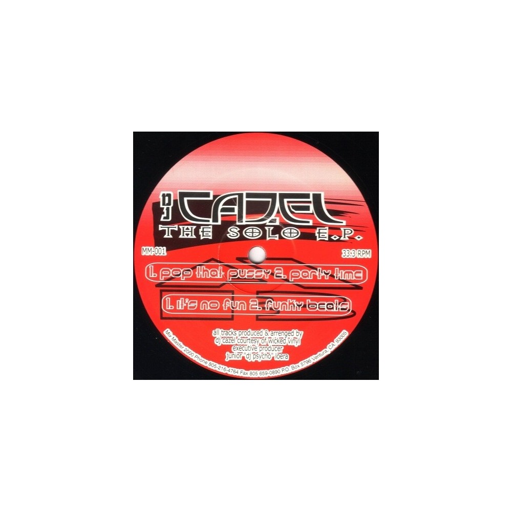 DJ Cazel ‎– The Solo EP