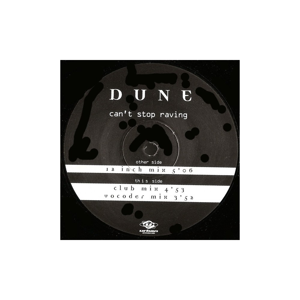 Dune  ‎– Can't Stop Raving (URBAN)