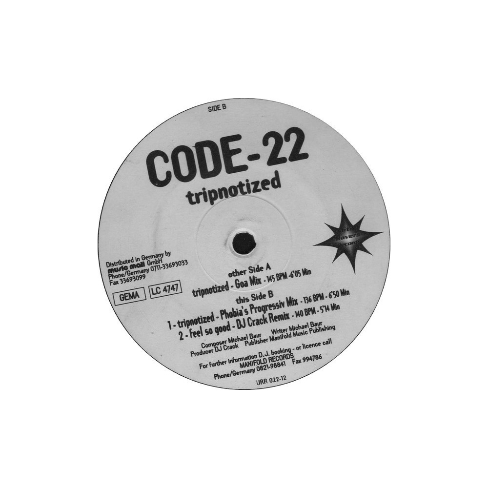 Code-22 ‎– Tripnotized 