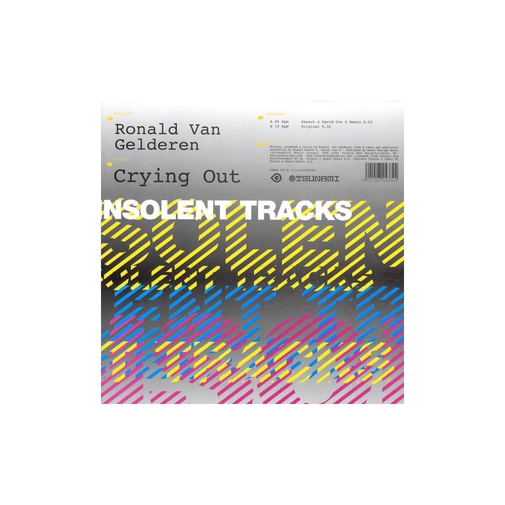 Ronald van Gelderen - Crying Out (INSOLENT)