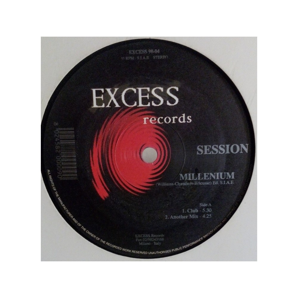 Session ‎– Millenium / No Regrets 