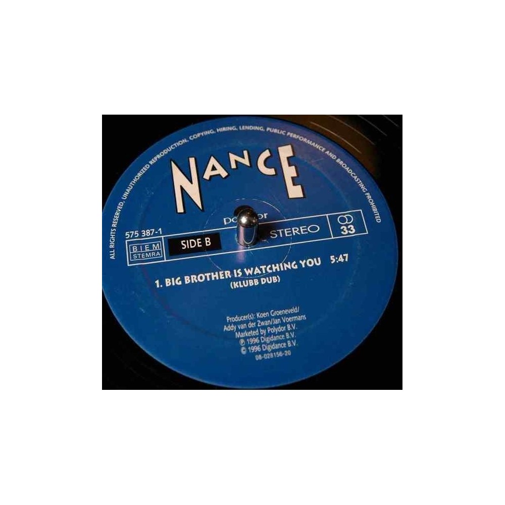 Nance ‎– Big Brother Is Watching You
