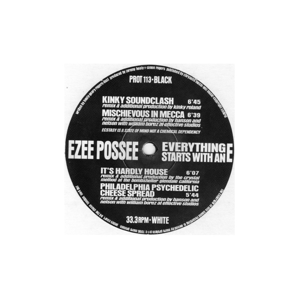 Ezee Possee ‎– Everything Starts With An E 