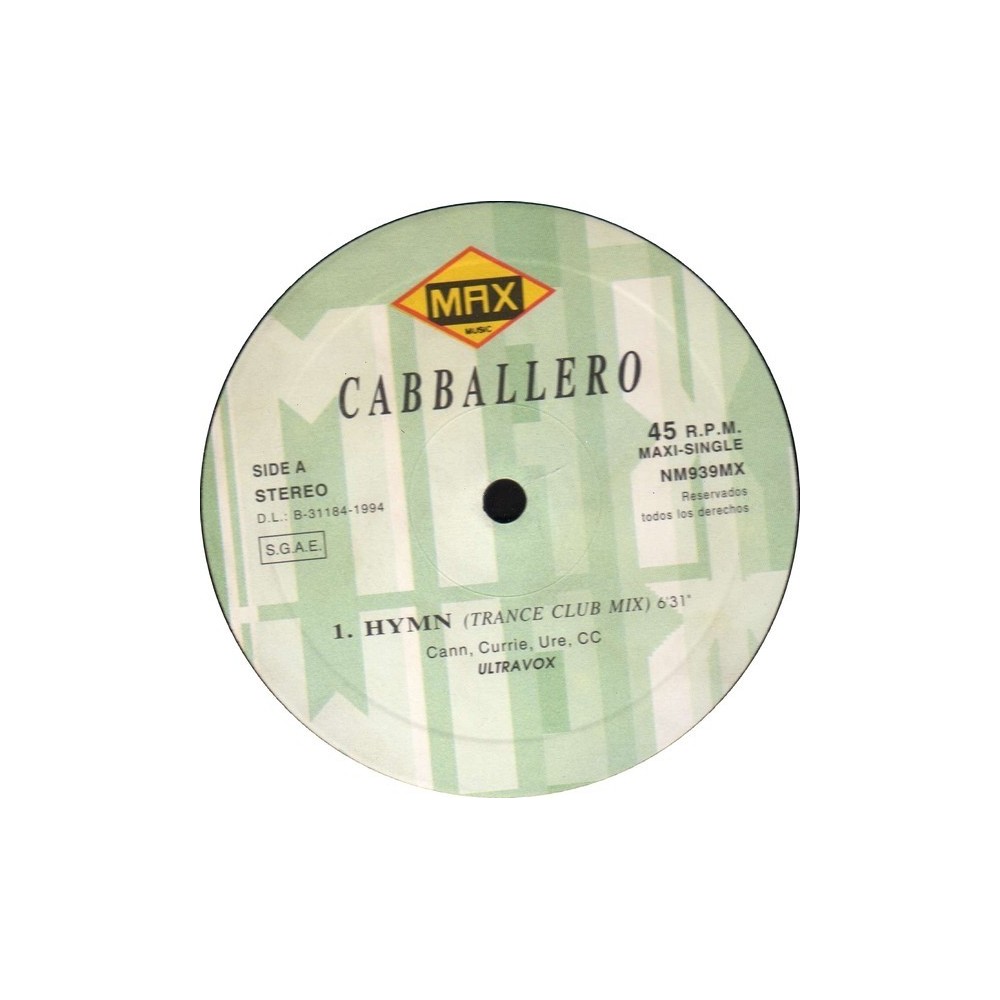 Cabballero ‎– Hymn 