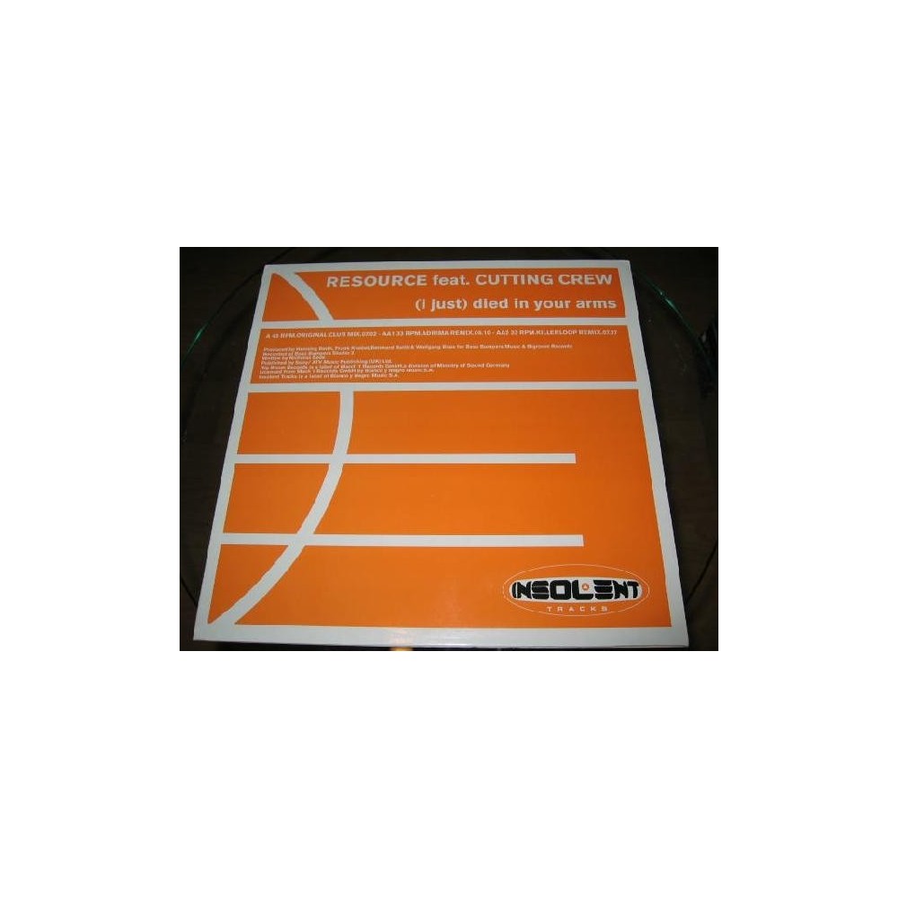 Resource - Died In Your Arms