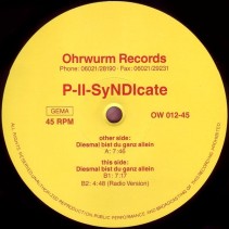P II Syndicate  ‎– Diesmal Bist Du Ganz Allein 