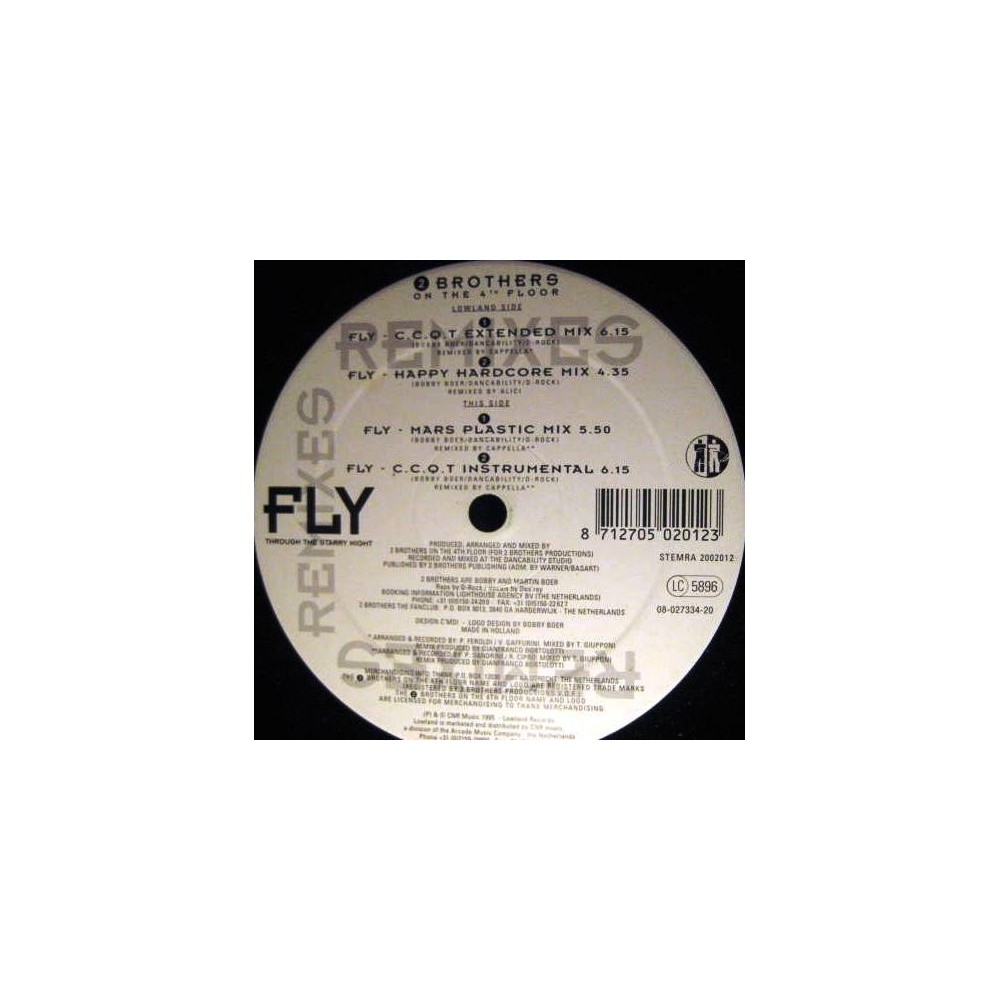 2 Brothers On The 4th Floor ‎– Fly (The Remixes) 
