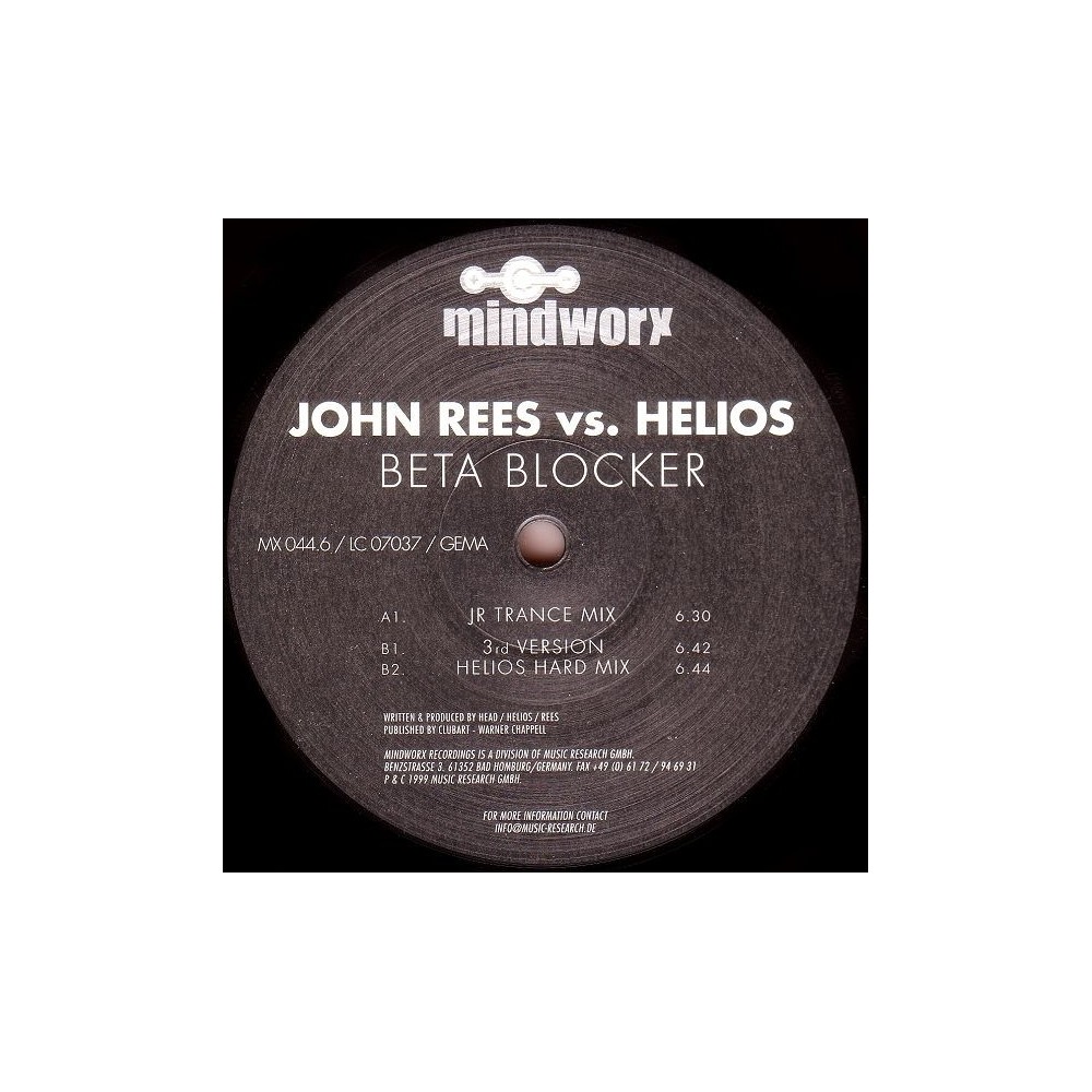 John Rees vs. Helios ‎– Beta Blocker 