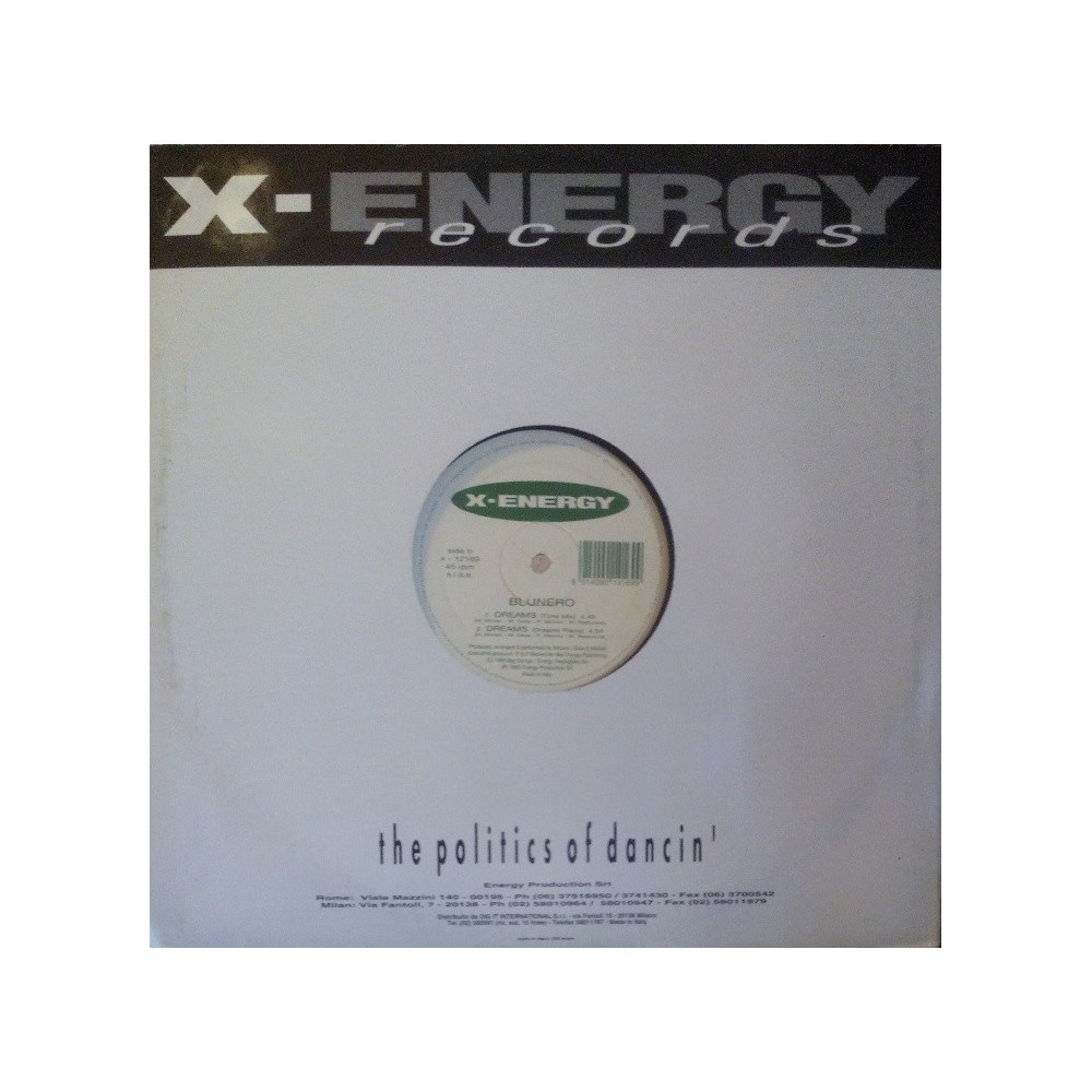 Blunero – Dreams (SELLO X-ENERGY¡¡)