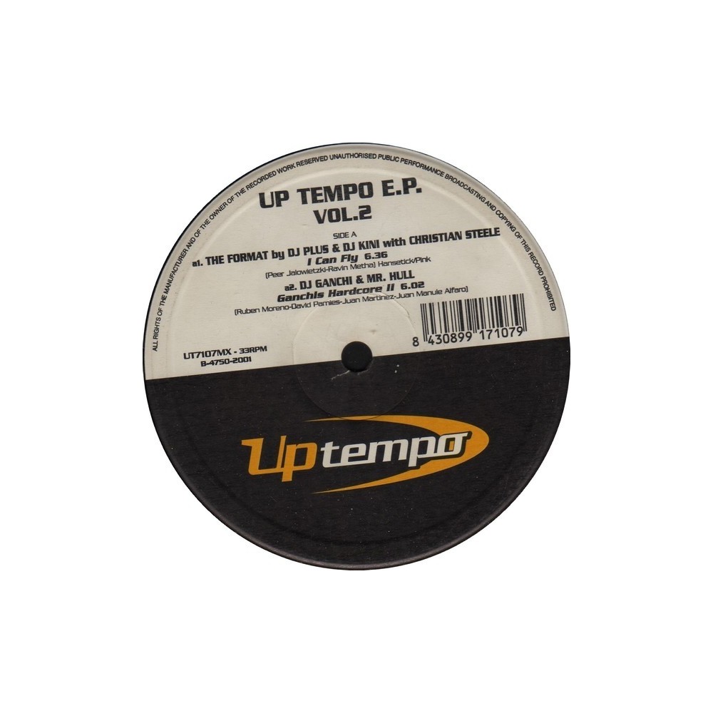 Up Tempo E.P. Vol 2 (INCLUYE EL BUSCADISIMO THE FORMAT - I CAN FLY + TEMAZOS TRANSICIÓN¡¡¡¡)