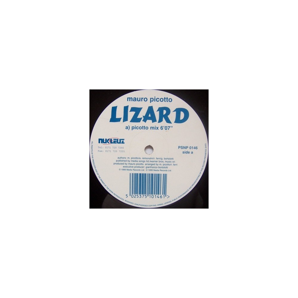 Mauro Picotto ‎– Lizard 