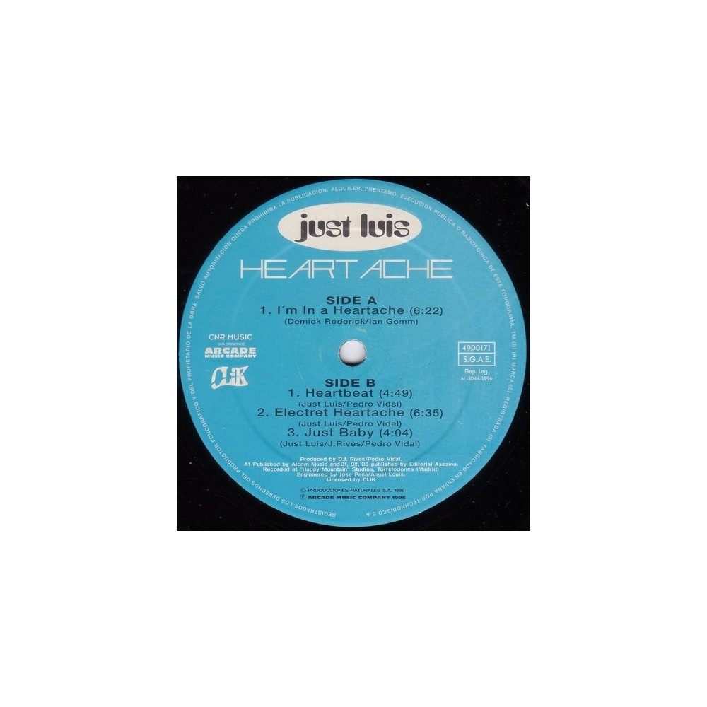 Just Luis - Heartache (TEMAZO 90'S¡¡)
