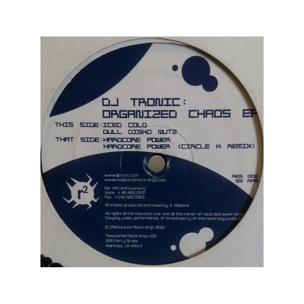 DJ Tronic ‎– Organized Chaos EP
