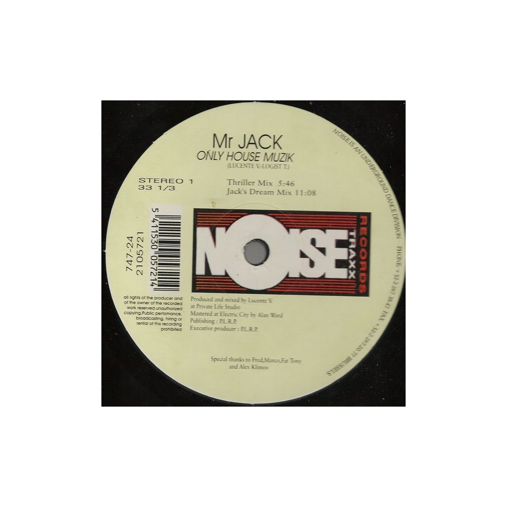 Mr Jack ‎– Only House Muzik (Remixes) 