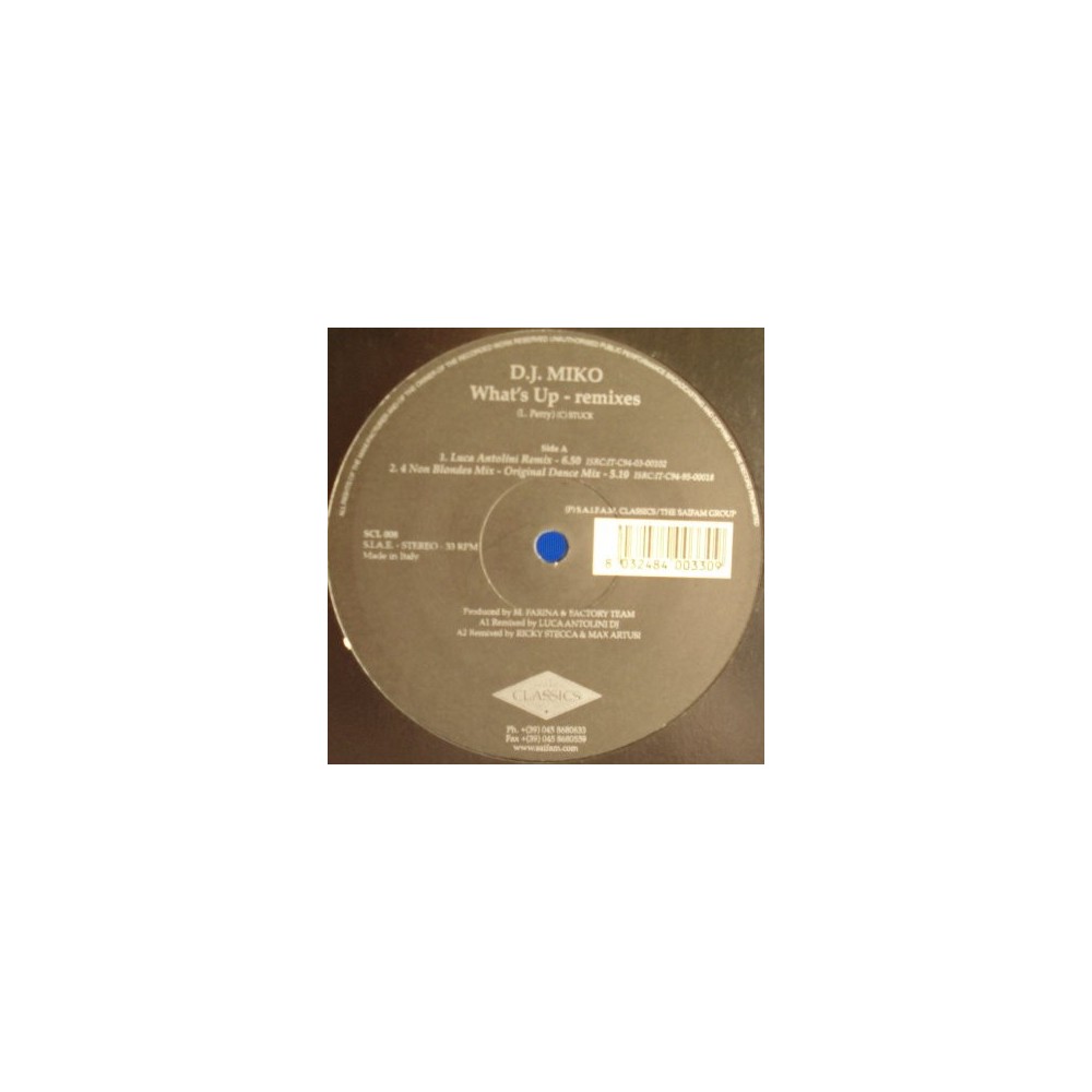 DJ Miko - What's Up (ORIGINAL Y REMIX SOLAR SYSTEM¡¡ MUY BUENO¡¡)