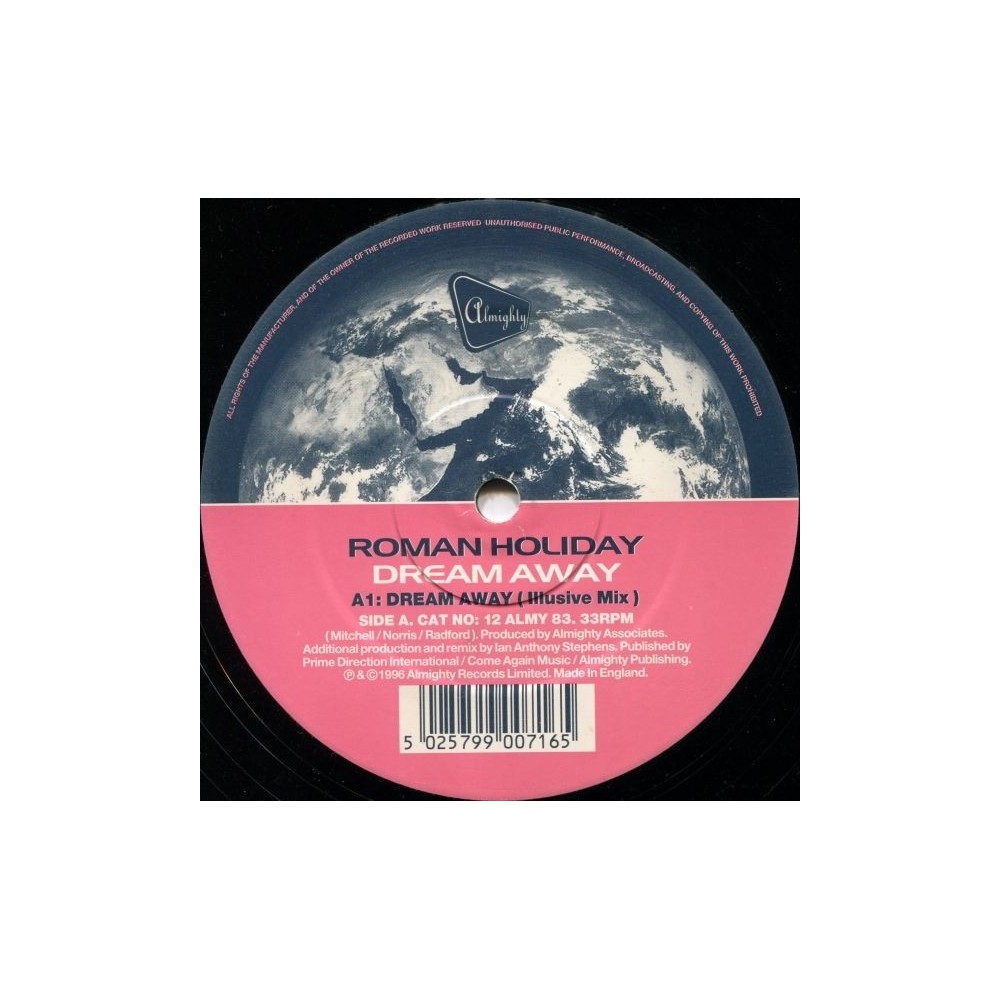 Roman Holiday ‎– Dream Away