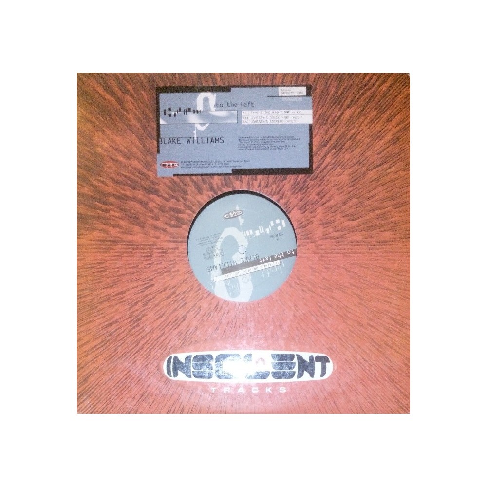 Blake Williams ‎– To The Left 
