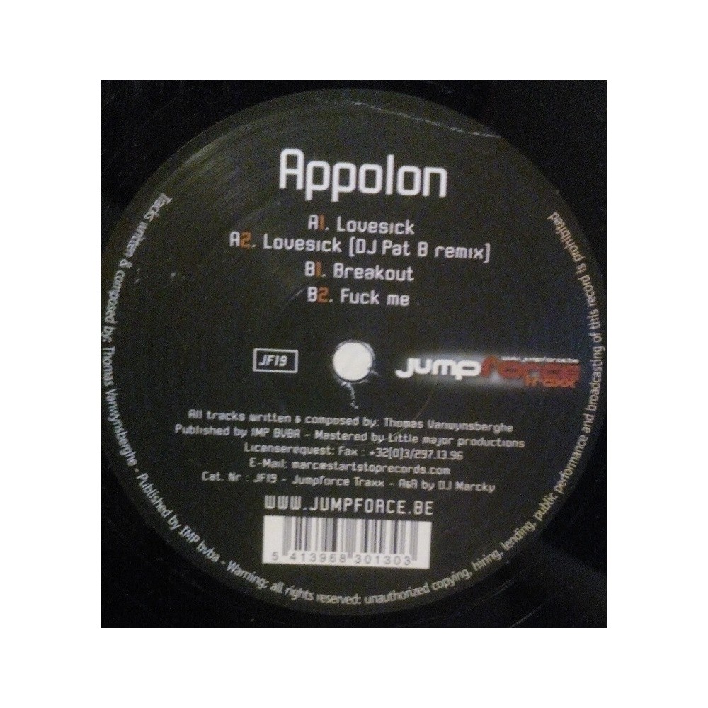 Appolon ‎– Lovesick 