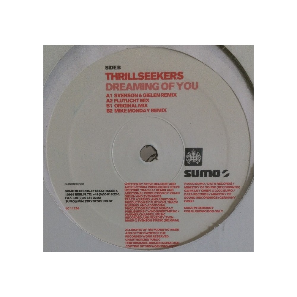 The Thrillseekers – Dreaming Of You (ORIGINAL)