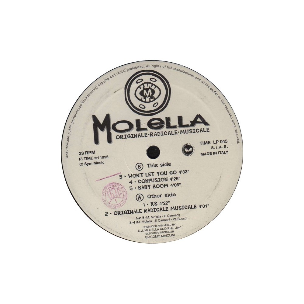 Molella ‎– Originale Radicale Musicale