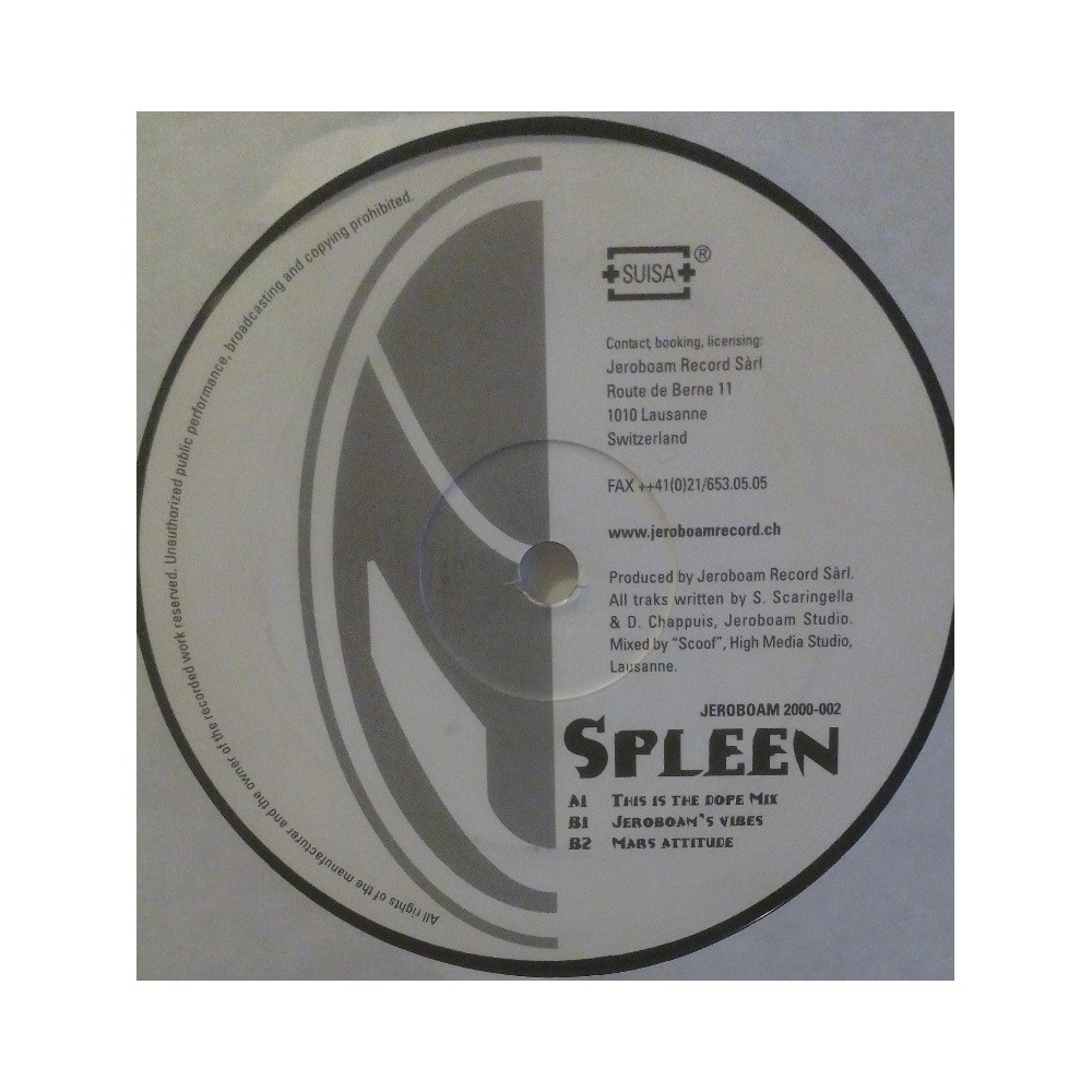 Spleen - This Is The Dope Mix (Tech-house)