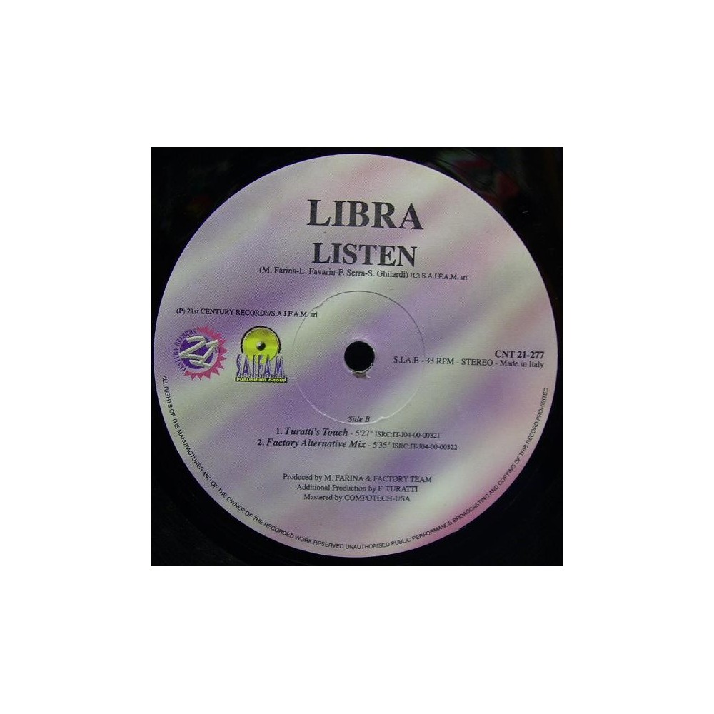 Libra  - Listen(REMEMBER ITALO)