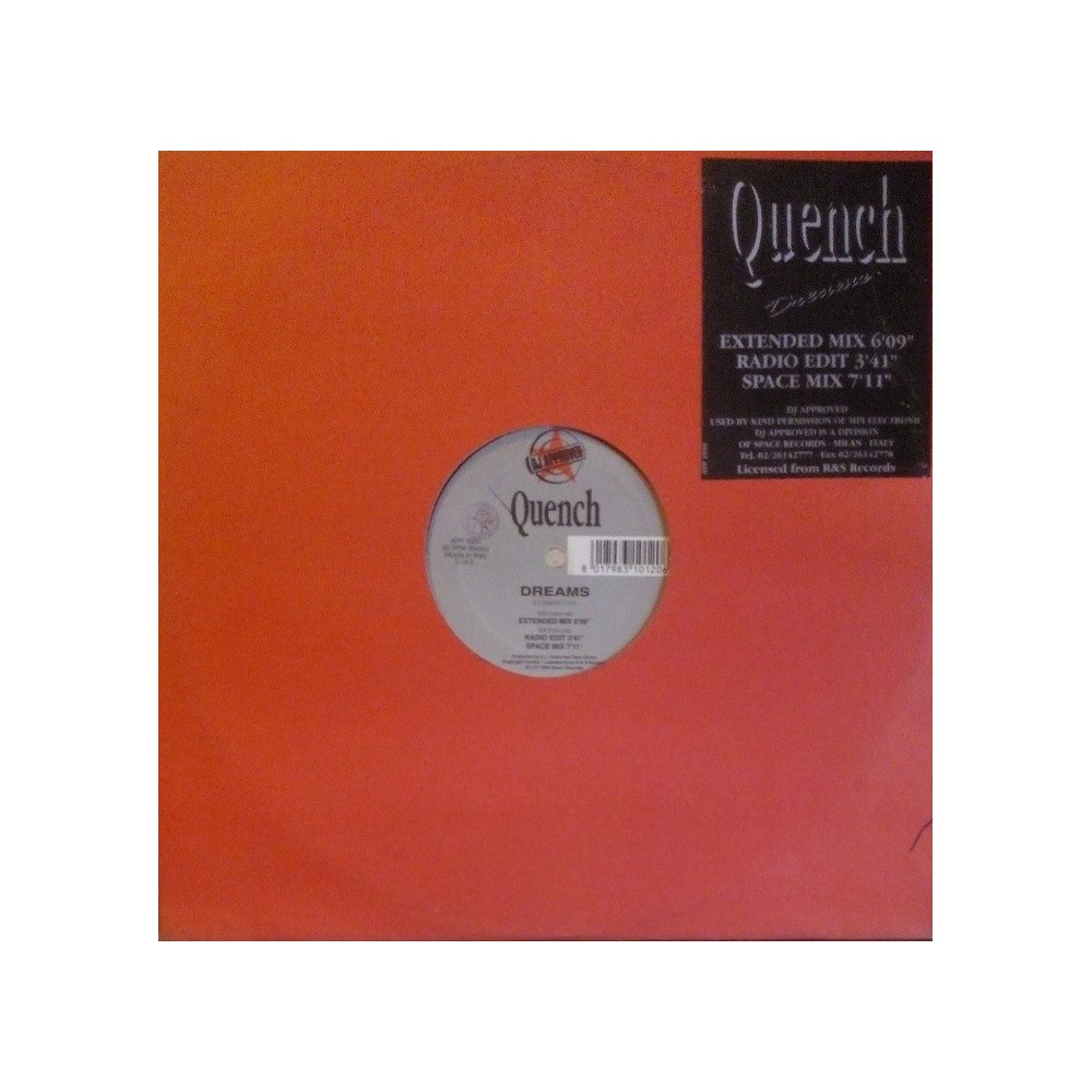 Quench ‎– Dreams (EDICIÓN ITALIANA)