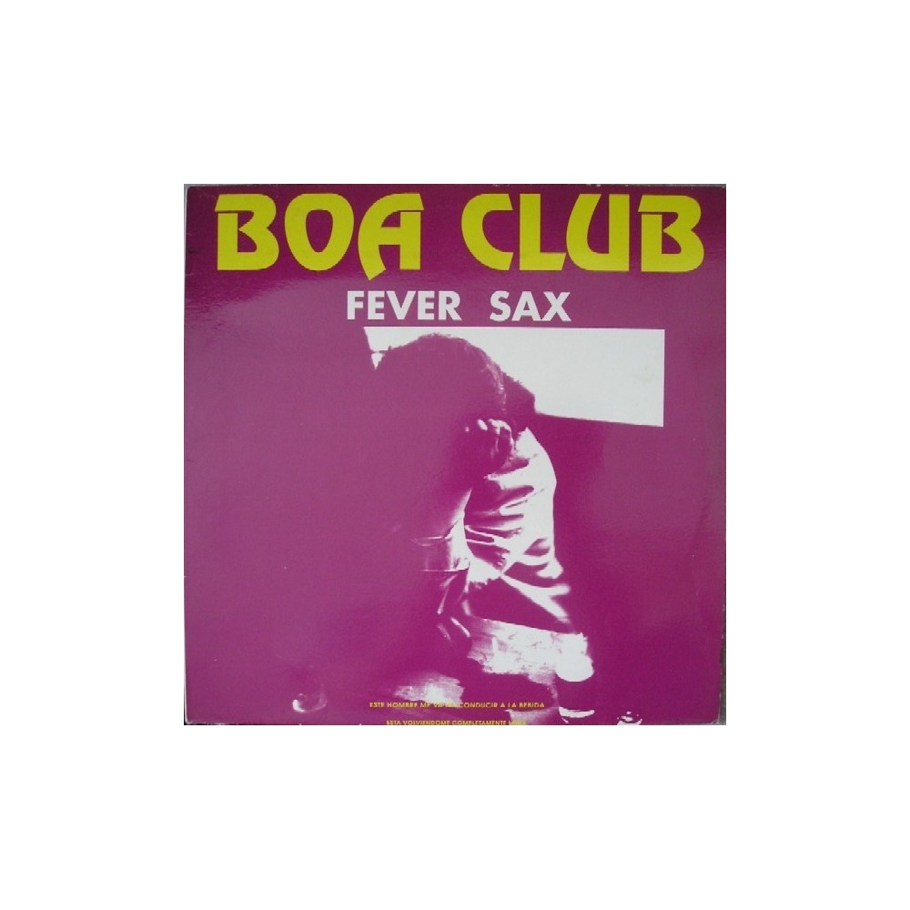 Boa Club ‎– Fever Sax (MEGABEAT RECORDS)