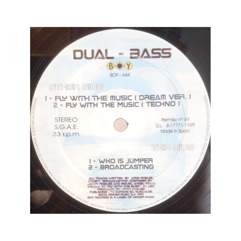 Dual Bass - Fly With The Music (WHO IS PUMPER¡¡¡¡  PELOTAZO JOSE CONCA¡¡)