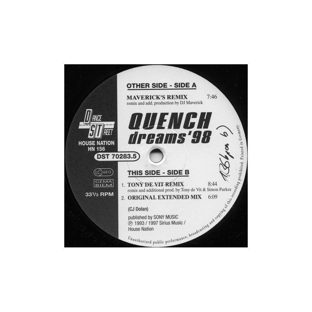  Quench ‎– Dreams '98 