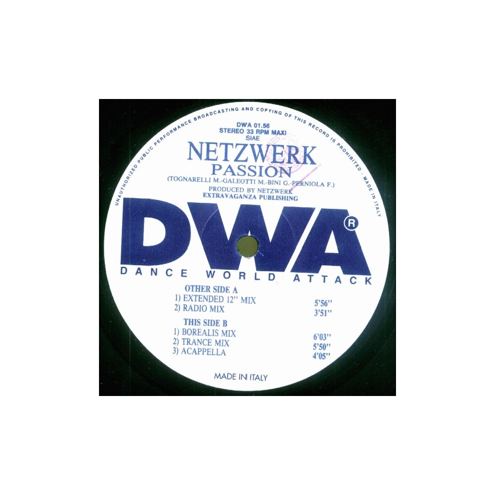 Netzwerk - Passion (DWA RECORDS)
