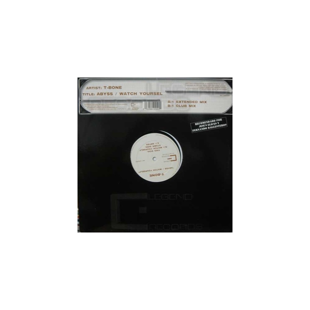 T-Bone ‎– Abyss / Watch Yourself (Legend records)