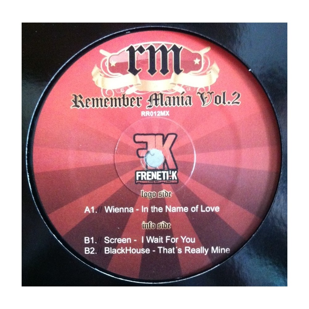 Various - Remember Mania 02(INCLUYE BLACKHOUSE & WIENNA¡)