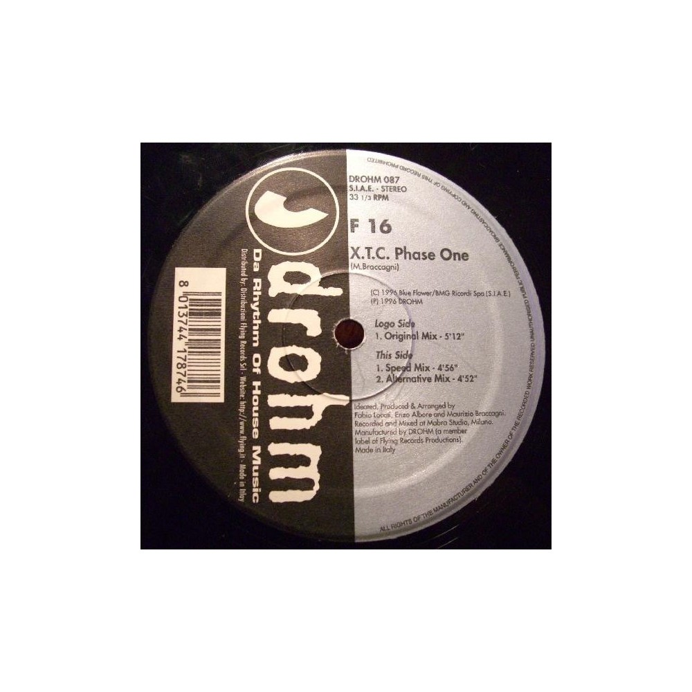 F 16 ‎– X.T.C. Phase One 