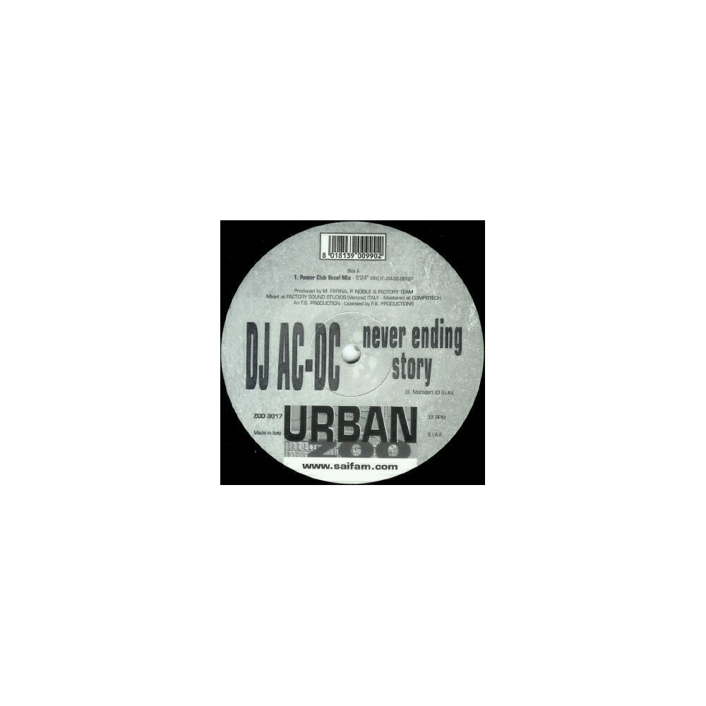 DJ AC-DC - Never Ending Story(COVER ITALO DE LA HISTORIA INTERMINABLE,MUY BUENO¡¡)