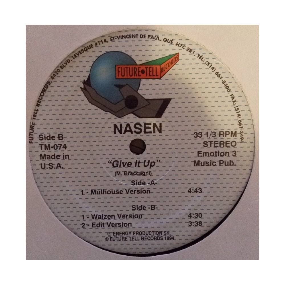 Nasen ‎– Give It Up