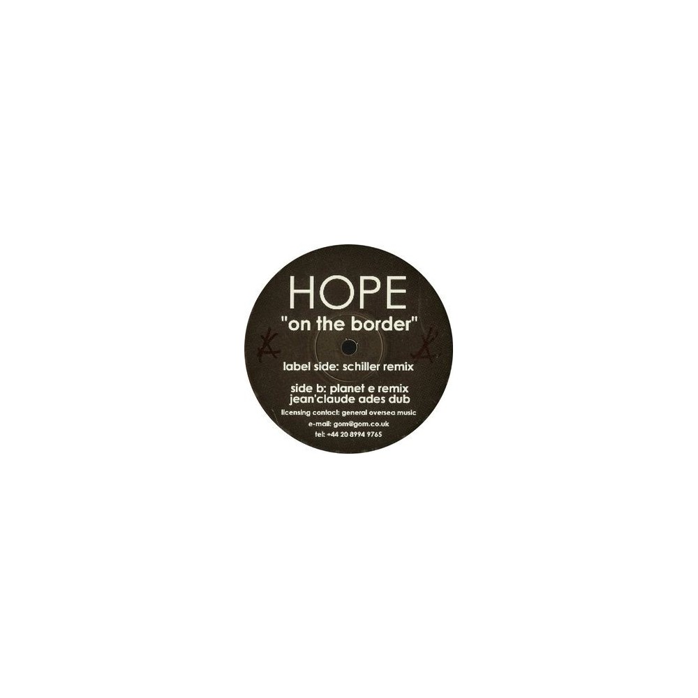 Hope ‎– On The Border (EDICIÓN INGLESA)