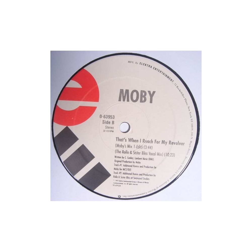 Moby ‎– That's When I Reach For My Revolver (ELEKTRA)