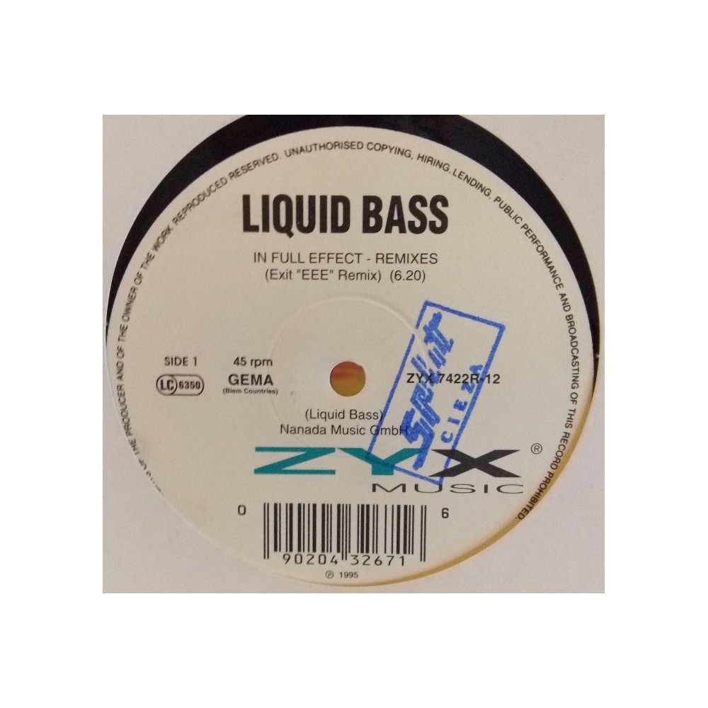 Liquid Bass ‎– In Full Effect EP (Remixes) 