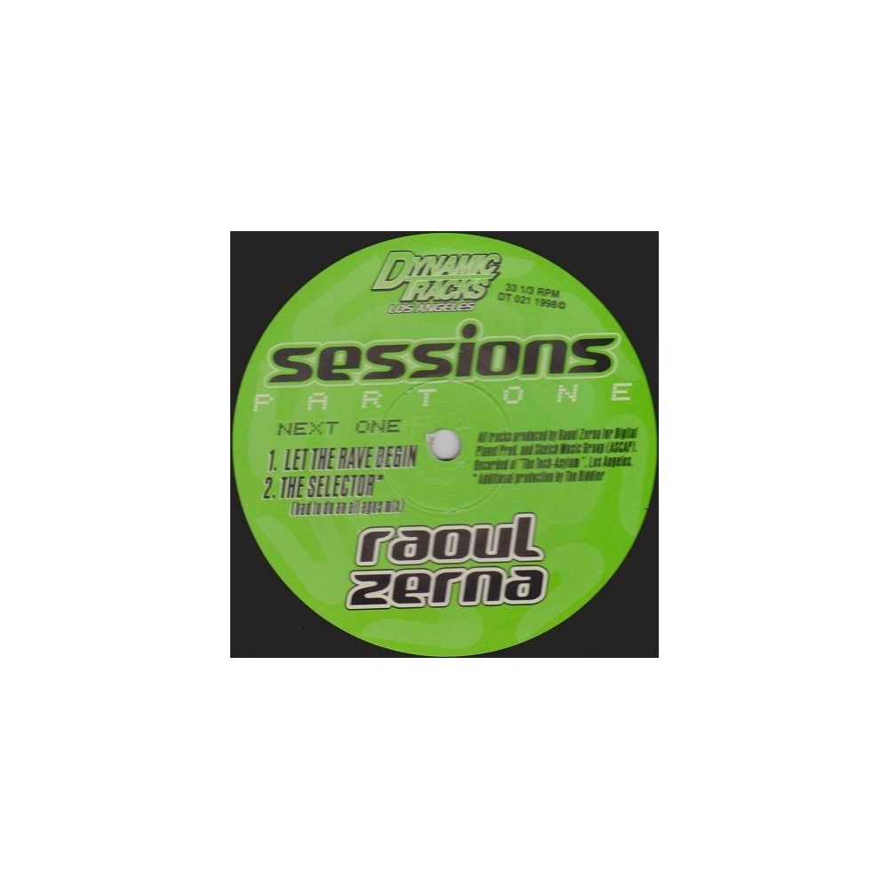 Dynamic Dual / Raoul Zerna ‎– Sessions Part One