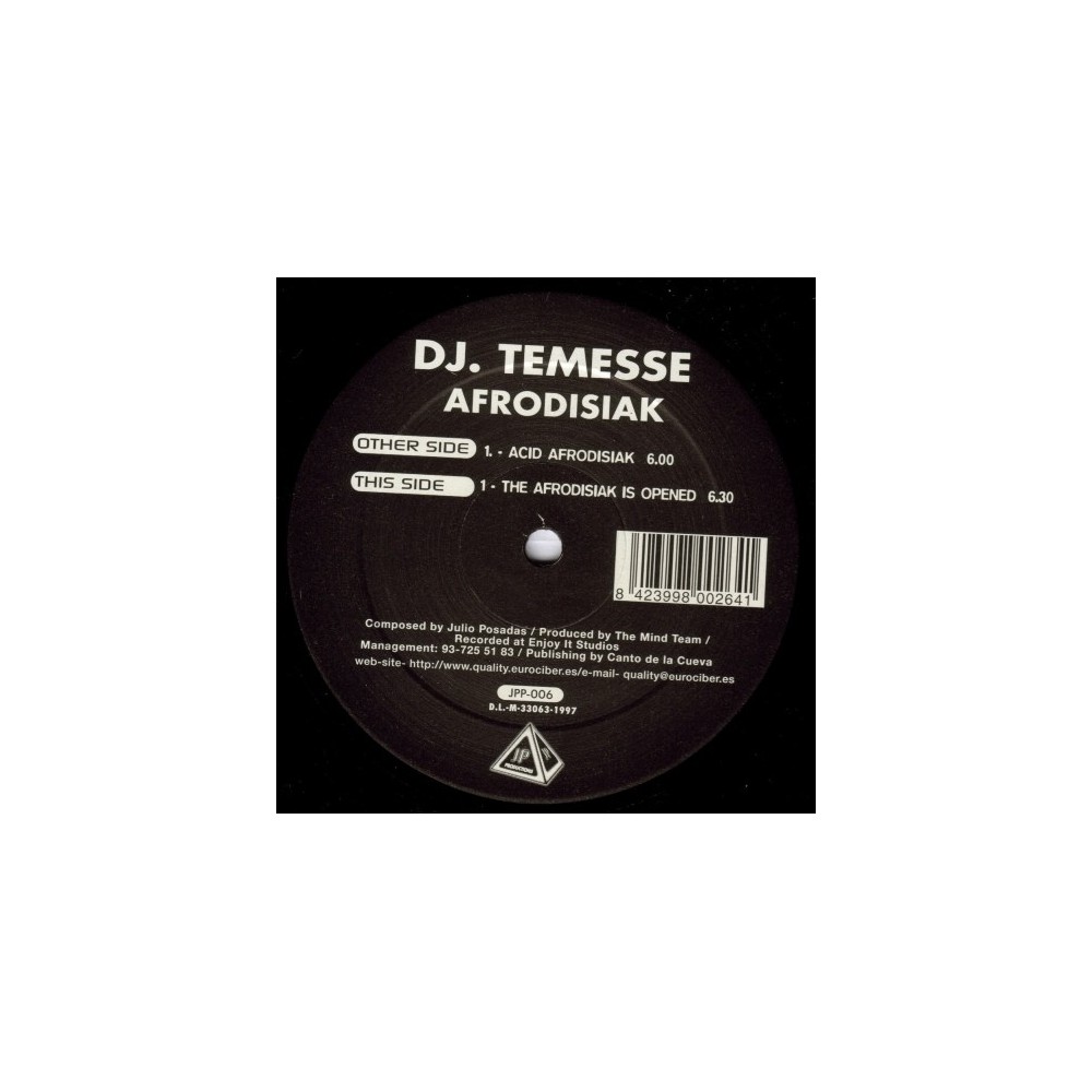 DJ Temesse ‎– Afrodisiak 